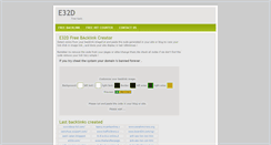 Desktop Screenshot of e32d.com